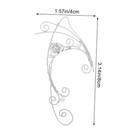 Gatuida 2Pcs Non Piercing Ear Cuff Elegant Ear Hook Jewelry for Women Unique Retro Design for Valentine Day Birthday and Festivals Easy to Wear and Stylish Accessory