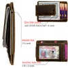 HOPSOOKEN Money Clip RFID Front Pocket Wallet Men Leather Slim