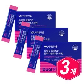 Vitamin Village Dual Fit Alpha CD Alpha Cyclodextrin 30 packets x 3 Alpha CD Indigestible Maltodextrin / 비타민마을 듀얼핏 알파CD 알파시클로덱스트린 30포 x 3개 알파시디 난소화성말토덱스트린