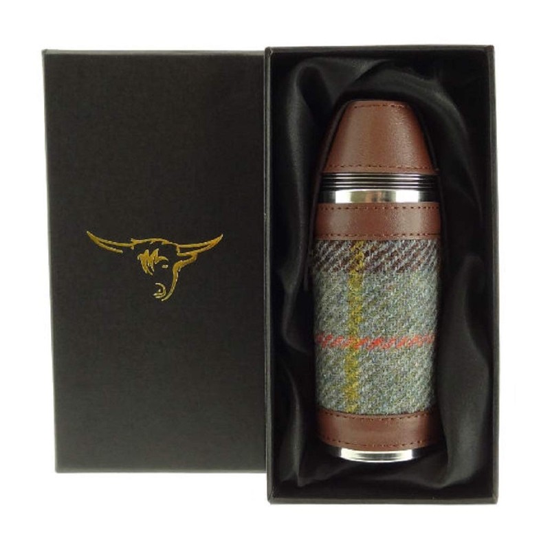 Glen Appin of Scotland Harris Tweed Hunting Flask - Macleod
