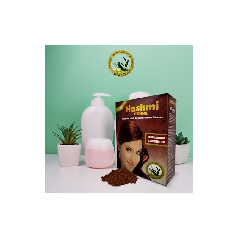 5 HENNA TINTE PARA CABELLO (CAFE ESPECIAL) HASHMI | LO