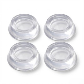 Anti Vibration Pads for Washing Machine - Transparent Eco-Friendly Rubber Stabilizers - Prevents Movement of Washing Machines and Dryers - Blocks Noise and Vibration Transmission (4-Pack)