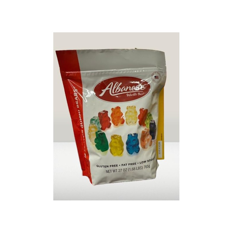 Albanese World's Best 12 Flavor Gummi Bears, 27oz