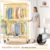 Raybee 79" H Heavy Duty Rolling Garment Rack for Hanging