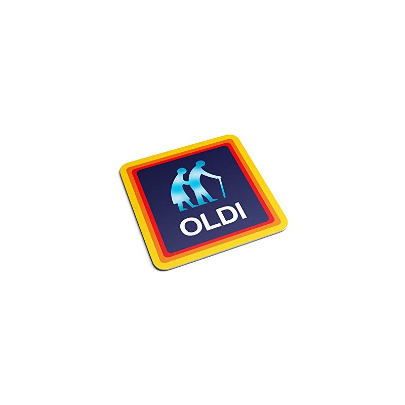 Oldi Coaster - Birthdays Christmas Funny Gift Presents Celebration Novelty