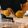 Leather Work Gloves for Men and Women Cowhide Gloves with