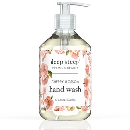 Deep Steep Liquid Hand Wash, 17.6 Ounces (Cherry Blossom)