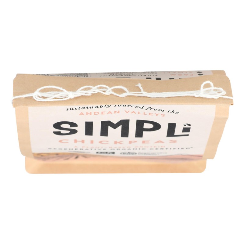 SIMPLi Regenerative Organic Certified ® Chickpeas, 12 OZ