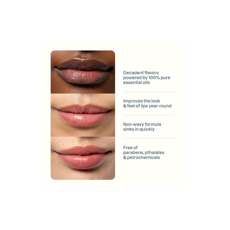 Cliganic Bálsamo Labial Orgánico – Set de 6 Sabores Naturales