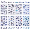 Shark 3D Stickers, 8 Sheets 120+ Puffy Stickers,Shark Party Favors