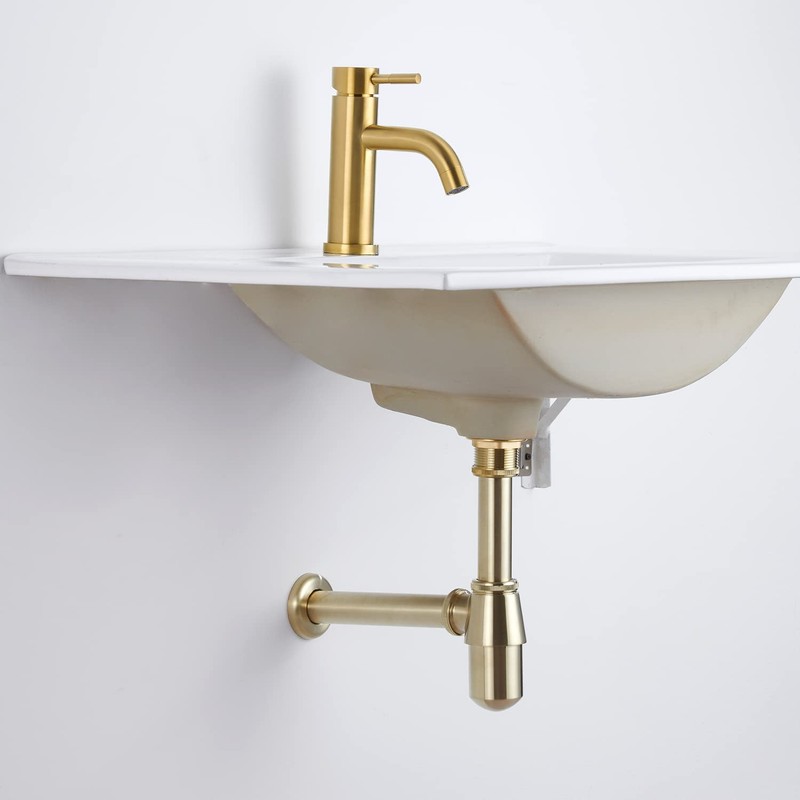 GORDEE Bathroom Basin Sink Bottle Trap Waste Pipe 1-1/4 inch