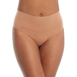 SPANXshape Everyday Shaping Thong - Core Control Shapewear Underwear - Invisible Under Clothes - Seamless Design - Naked 3.0 - X-Small