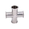 DERNORD 4 Way Cross Clamp Fits 1.5" Tri-clamp Sanitary Fitting