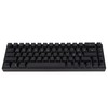 Keyboard 68 Key White Light Three Mode Black Mechanical Keyboard