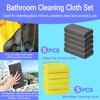 10 PCS Microfiber Cloths Set Magic Cloth Without Water Marks