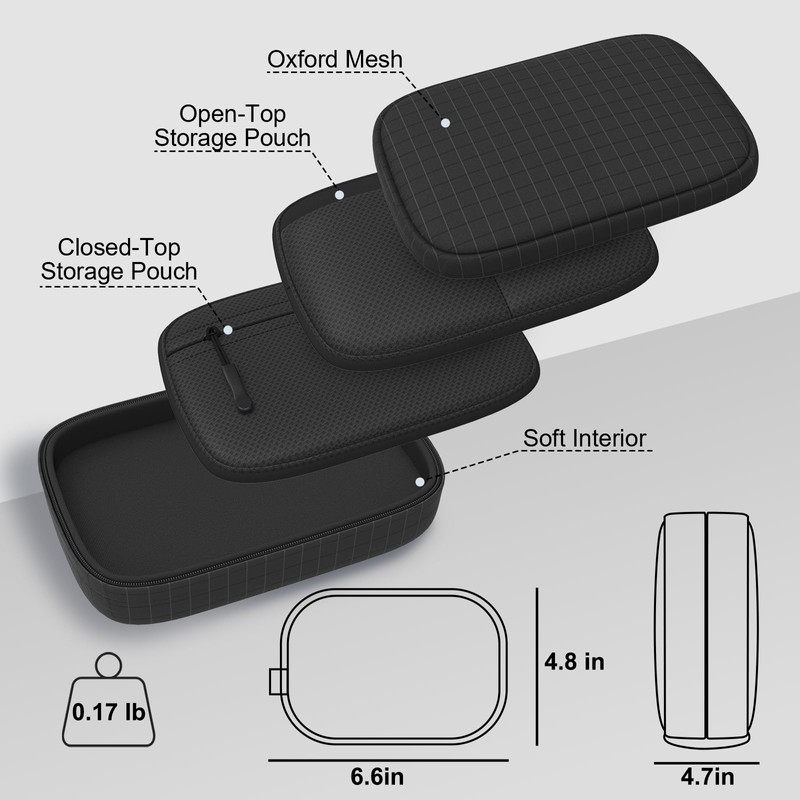 LTGEM Headphones Case Bag Compatible with Beats Studio 3, Solo