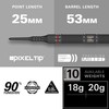 Target Darts Scope Soft Tip Darts, 90% Tungsten Dart Set,