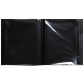Nakabayashi Album Photographilia 2L Size, 100 Sheets, 1 Tier, Black 23677