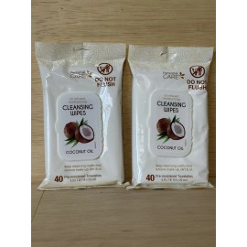 Delta brands Lot Of 2-Personal care oil infused moisturizing, cleansing wipes
