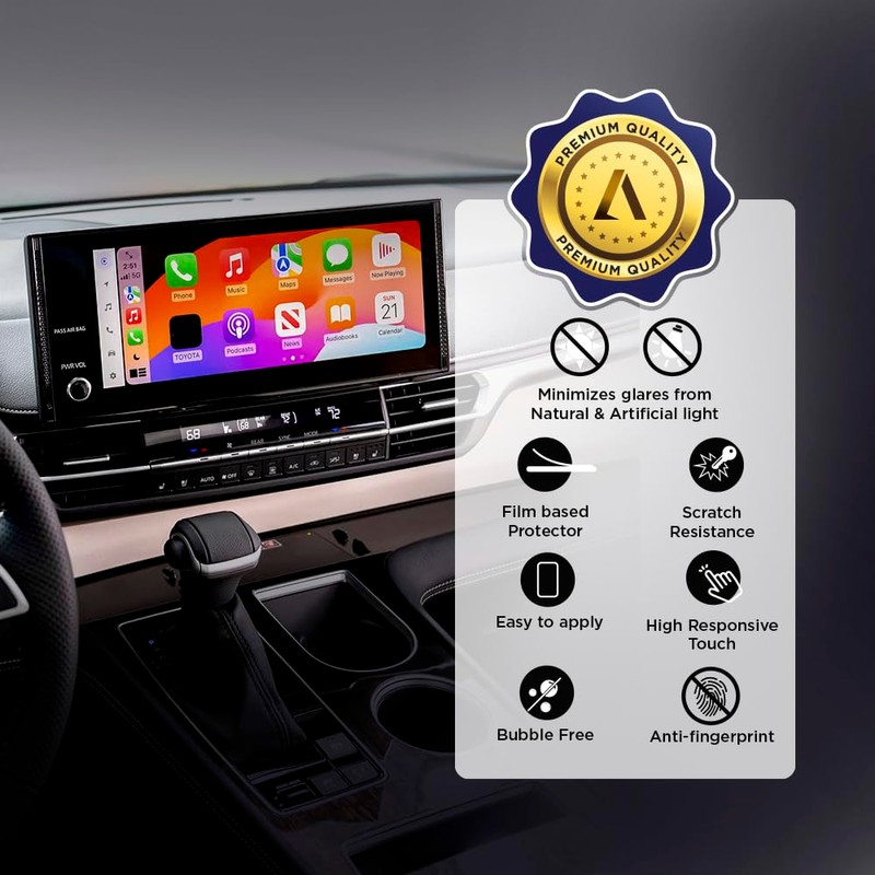Artemis Shields 2025 Toyota Sienna Screen Protector Anti Glare Anti