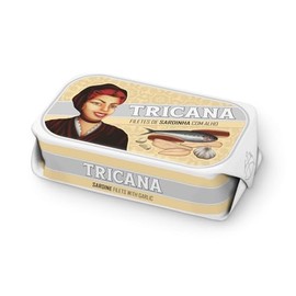 Tricana - Portuguese Sardine Filets with Garlic - 120gr (Pack of 5 cans)