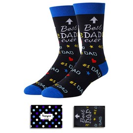 HAPPYPOP Best Dad Ever Gifts, Gifts For Dad Papa Gifts, Birthday Gifts For Dad, Father Son Gifts, Best Dad Socks