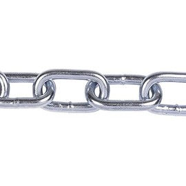 Sterling WZ4026L2 Welded Steel Chain, Bright Zinc,4 x 26mm x 2m