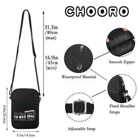 CHOORO Cosmetology Salon Tote Bag I'd Wax That Crossbody Bag Esthetician Gift Nail Technician Gift Skin Care Specialist Gift (wax that B)