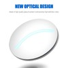 Side | Optical Design Round HD Glass Frameless Convex Rear