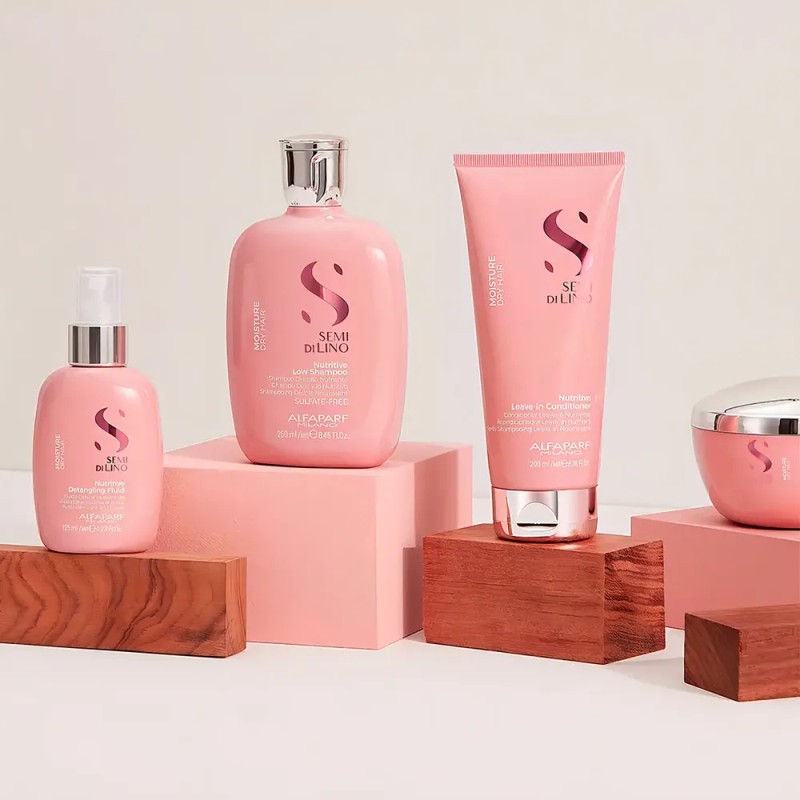 Shampoo Alfaparf Semi Di Lino Moisture para Cabello Seco 1