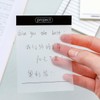 BESTYASH Bloc de Notas Autoadhesivas Transparentes Pet para Uso Diario