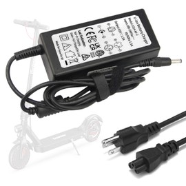 Electric Scooter Power Adapter for iScooter Electric Scooter Charger iscooter Charger US Plug Compatible E9D/E9 Pro/E9T/i9/i9Pro/i9Plus Electric Scooter Charger for iscooter 42V Charging Adaptor