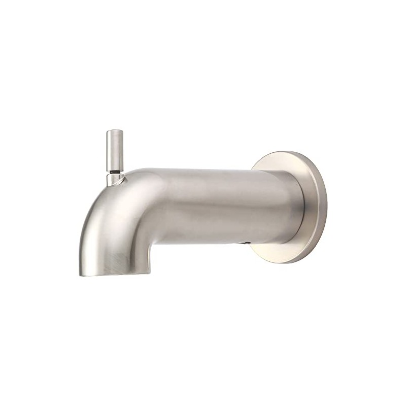 Olympia Faucets OP-640063-BN Extended 7" Combo Diverter Tub Spout in