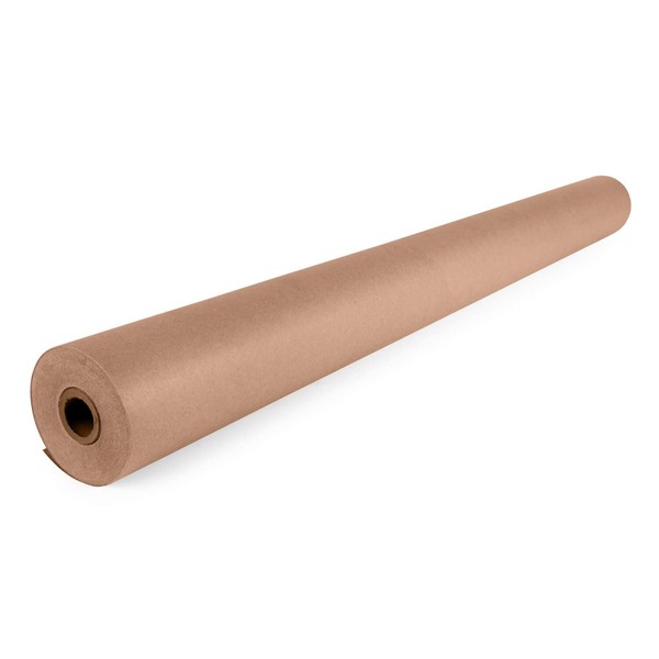 IDL Packaging 36" x 180 feet (2160 inches) Brown Kraft Paper Roll, 30 lbs (Pack of 1) - Quality Paper for Packing, Moving, Shipping, Crafts - 100% Recyclable Natural Kraft Wrapping Paper