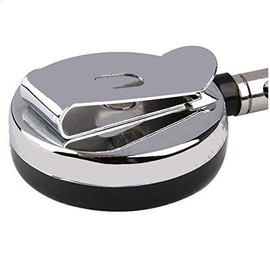 Waiter key key chain Rollmatik key Reels Rollmatic 60 cm Stainless Steel Belt Clip Diameter: 4 cm