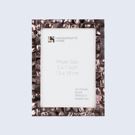 Handicrafts Home 5x7 Picture Frames - Vintage Style Wall Hanging & Desk Decor - Farmhouse Photo Frames Ideal for Living Room Office & Home Decor Picture Frame for Diploma, Wedding & Wall Decor, Grey