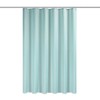 Simple&Opulence Solid Fabric Shower Curtain Liner with Hooks for Bathroom,