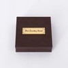 House Of Wemy Gold Plated Pocket Temple with Charan Paduka