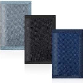 Amutta 3 Pieces RFID Canvas Wallet for Men - Teen Wallet for Boys with Magic Sticker, Nylon Wallet for Teen Boys with Coin Pocket, Boys Wallet for Kids Wallet Christmas/Birthday Gift Ideas