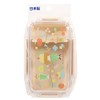 Kutsuwa MU001 1-Tier Lunch Box, Sealed 4-Point Closure, 16.9 fl