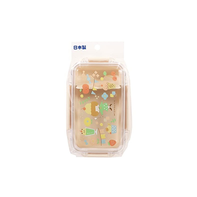 Kutsuwa MU001 1-Tier Lunch Box, Sealed 4-Point Closure, 16.9 fl