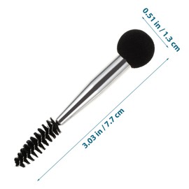 TOVINANNA 6pcs Double-ended Sponge Makeup Brush for Eyebrows and Mascara Versatile Applicators for Blending and Buffing Liquid Products Includes and Brushes Tubing