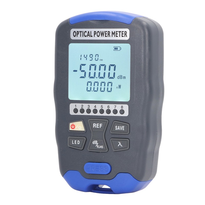 Optical Fiber Power Meter 30km Red Light Source RJ45 Network