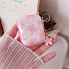 MINSCOSE Compatible with AirPods 1&2 Clear Case, Cute Flower Pattern
