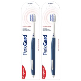 Colgate PerioGard Ultra Soft Gum Expert Toothbrush, Navy Blue (2) 2