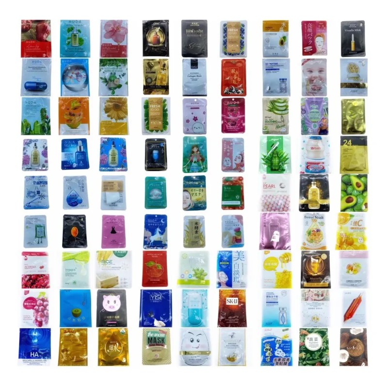 Pack De 100 Piezas Mascarillas Faciales Surtidos Coreanas