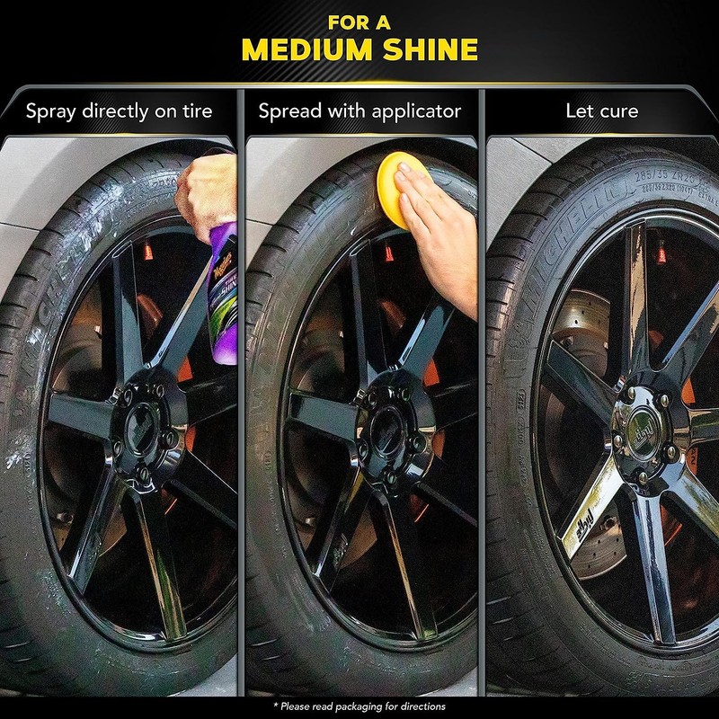 Meguiar's G230416EU Hybrid Ceramic Tire Shine 473 ml, long-lasting and
