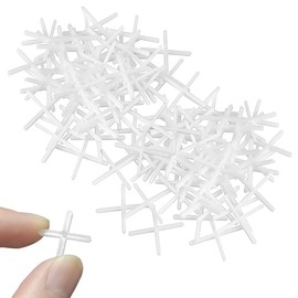Rayong 1000Pcs Tile Spacers 2mm Spacers Slab Spacers Plastic Cross Shaped Tile Spacers for Accurate Tile Positioning DIY Paving Tiling Wall Tiler Garden Slabs