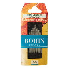 Bohin Fabrics Between Needles ASST3/9, Metal, Silver, 0.1 x 0.1 x 4.5 cm