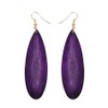 Bohemian Geometric Natural Wooden Earrings Dangle Lightweight Teardrop African Ethnic